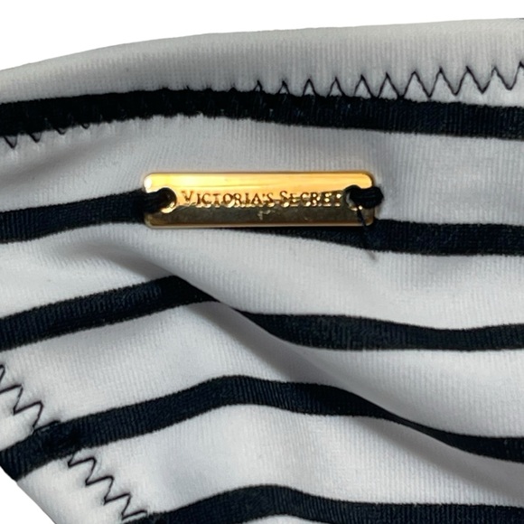 New NWT Victorias Secret Bottom Teeny Bikini String Tie Swim Small S Striped - Picture 15 of 16